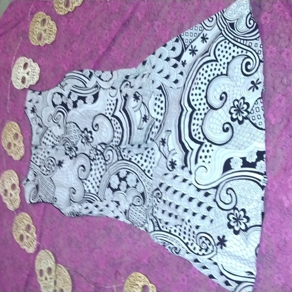 Vtg 1960s paisley mod mini dress - Picture 7 of 16